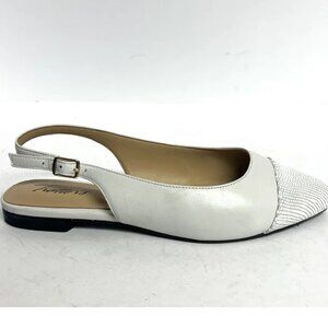 Trotters Womens Halsey Flat White size 6.5W
